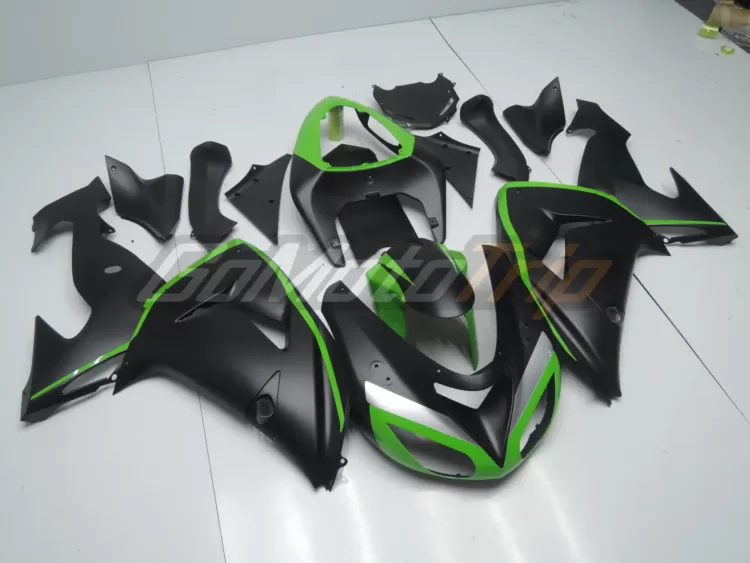 2006 2007 Kawasaki Ninja Zx 10r Black Fairing2 3