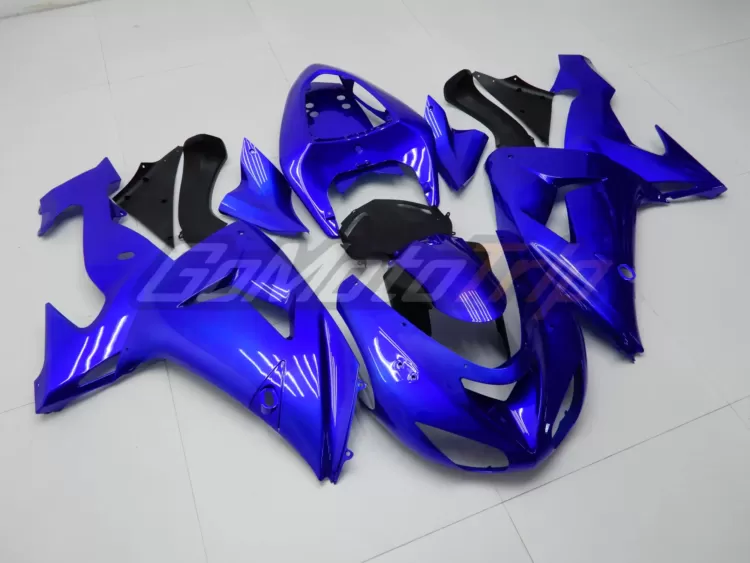 2006 2007 Kawasaki Ninja Zx 10r Blue Fairing 3