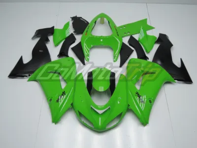 2006 2007 Kawasaki Ninja Zx 10r Green Fairing 1