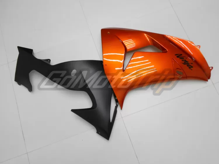 2006 2007 Kawasaki Ninja Zx 10r Orange Fairing 10