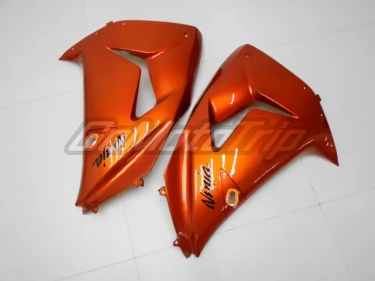 2006 2007 Kawasaki Ninja Zx 10r Orange Fairing 11