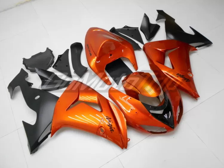 2006 2007 Kawasaki Ninja Zx 10r Orange Fairing 3