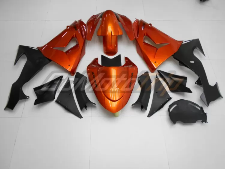 2006 2007 Kawasaki Ninja Zx 10r Orange Fairing 4