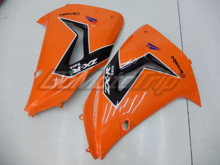 2006 2007 Kawasaki Ninja Zx 10r Orange Fairing2 10