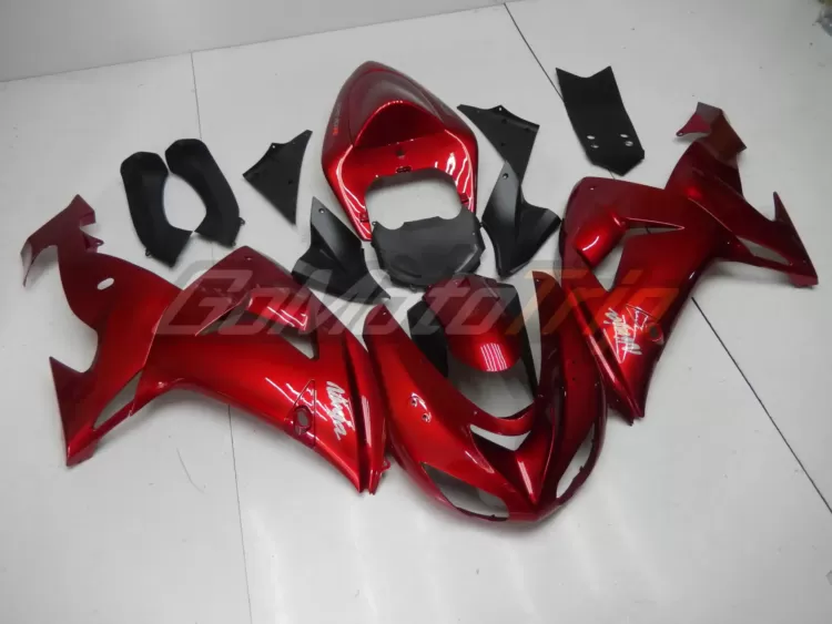 2006 2007 Kawasaki Ninja Zx 10r Red Fairing 3