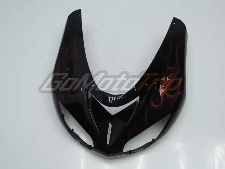 2006 2007 Kawasaki Ninja Zx 10r Red Flame Fairing 4