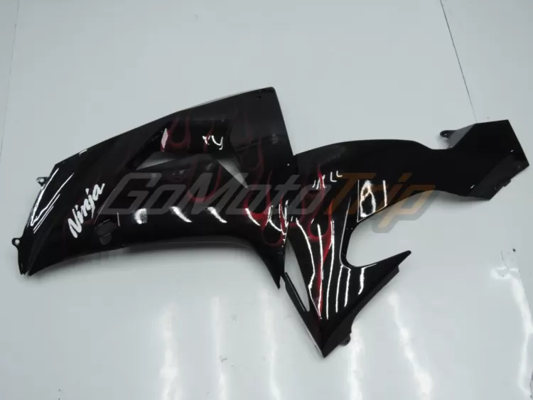 2006 2007 Kawasaki Ninja Zx 10r Red Flame Fairing 7