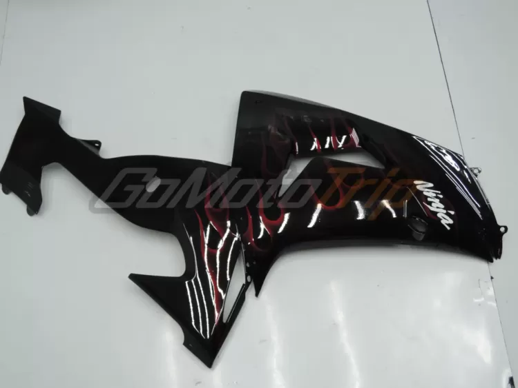 2006 2007 Kawasaki Ninja Zx 10r Red Flame Fairing 8