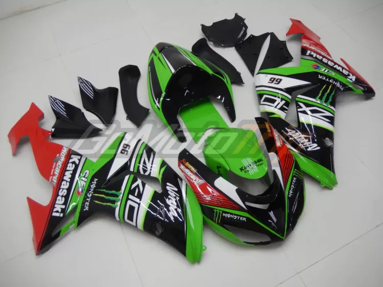 2006 2007 Kawasaki Ninja Zx 10r Wsbk 2017 Replica Fairing 3