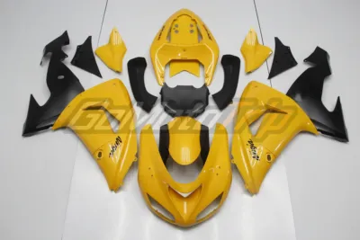 2006 2007 Kawasaki Ninja Zx 10r Yellow Fairing 1