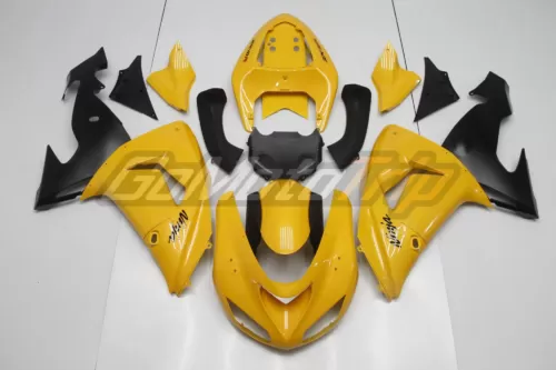 2006 2007 Kawasaki Ninja Zx 10r Yellow Fairing 1