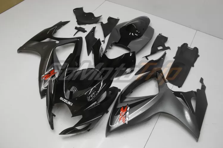 2006 2007 Suzuki K6 Black Gray Fairing 2