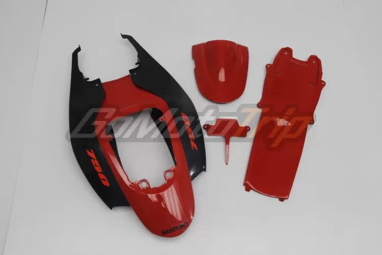 2006 2007 Suzuki K6 Black Red Fairing3 14