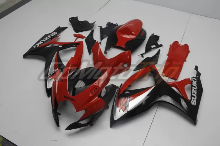 2006 2007 Suzuki K6 Black Red Fairing3 2