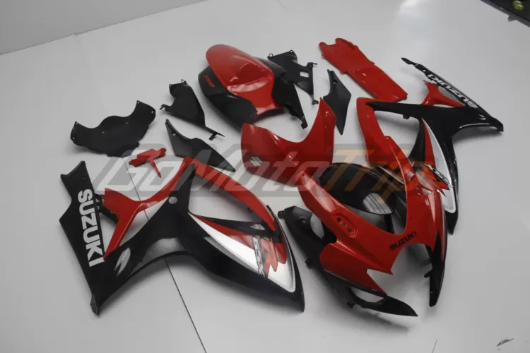 2006 2007 Suzuki K6 Black Red Fairing3 3