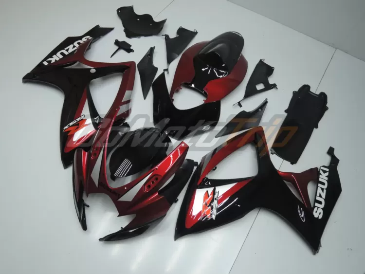 2006 2007 Suzuki K6 Black Red Fairing5 2