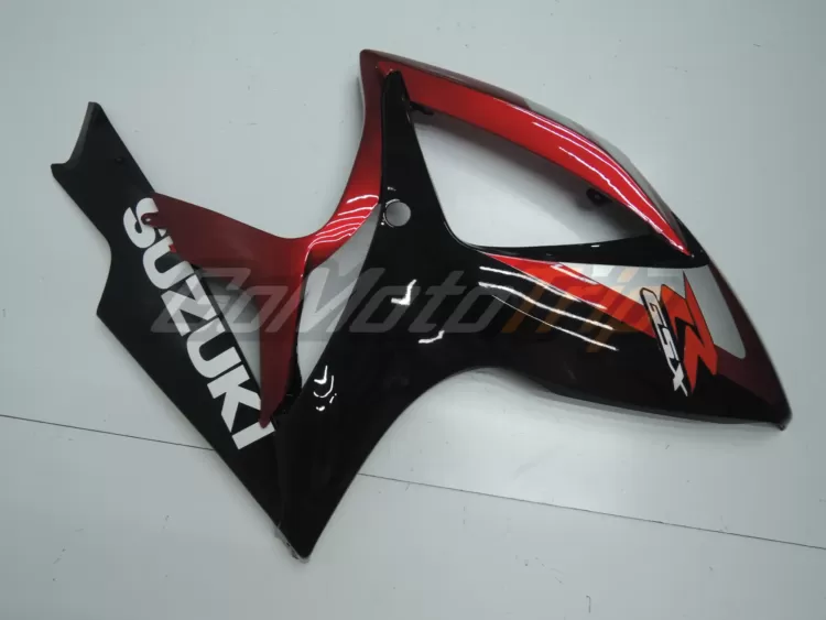 2006 2007 Suzuki K6 Black Red Fairing5 6