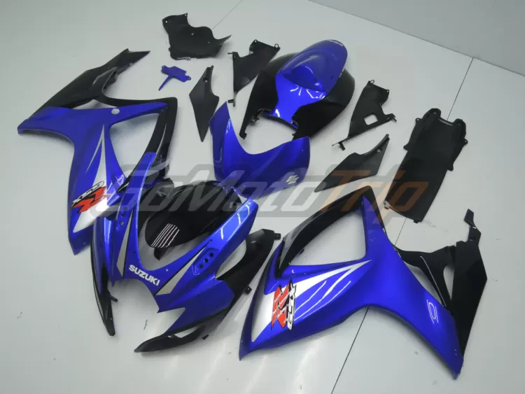 2006 2007 Suzuki K6 Blue Black Fairing2 2