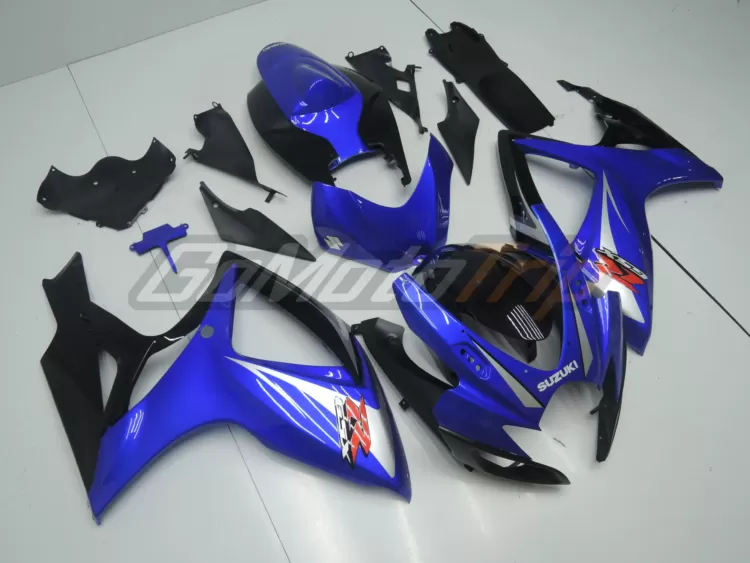 2006 2007 Suzuki K6 Blue Black Fairing2 3