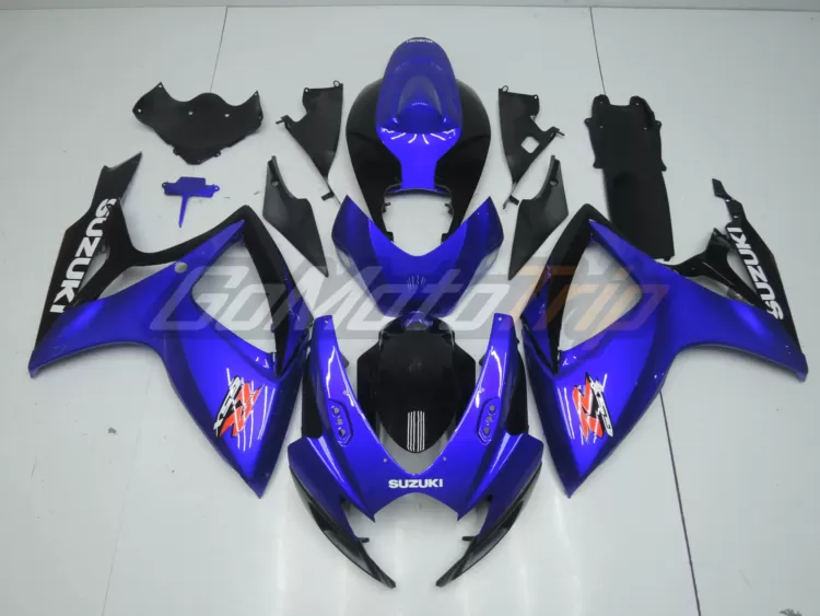 2006 2007 Suzuki K6 Blue Black Fairing3 1