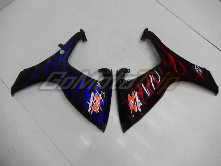 2006 2007 Suzuki K6 Blue Red Flame Fairing 13