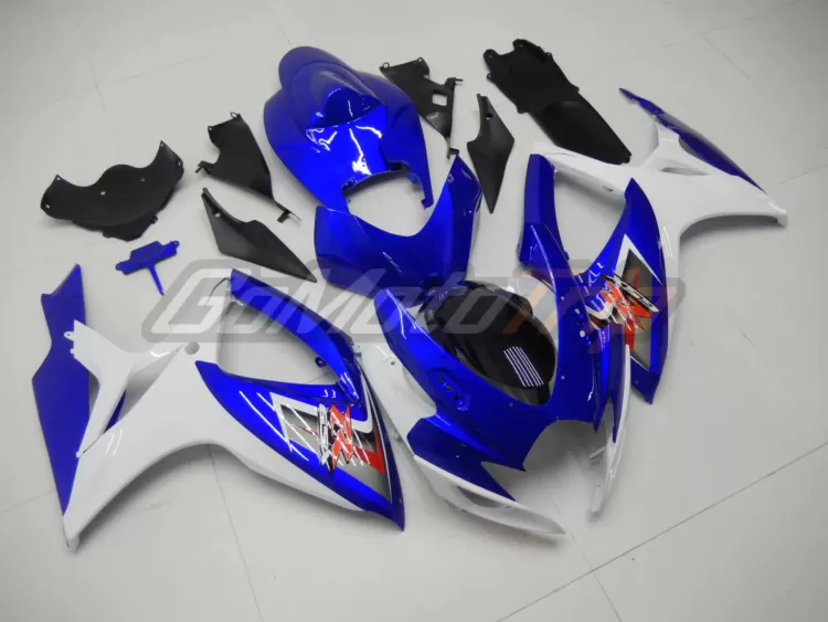 2006 2007 Suzuki K6 Blue White Fairing3 3