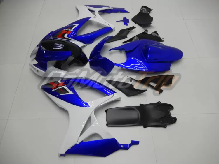 2006 2007 Suzuki K6 Blue White Fairing3 4