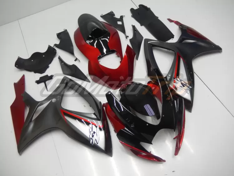 2006 2007 Suzuki K6 Gray Red Fairing 3