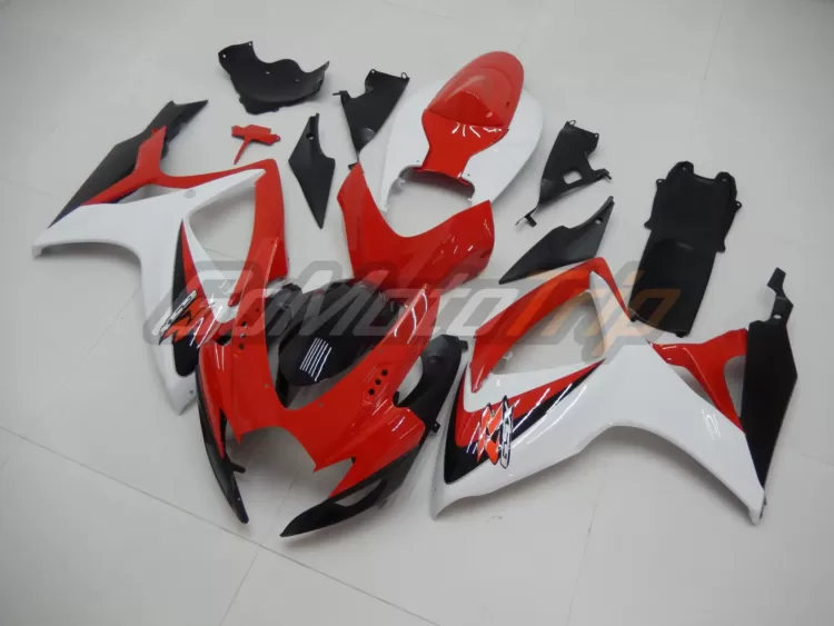 2006 2007 Suzuki K6 Red White Fairing 2