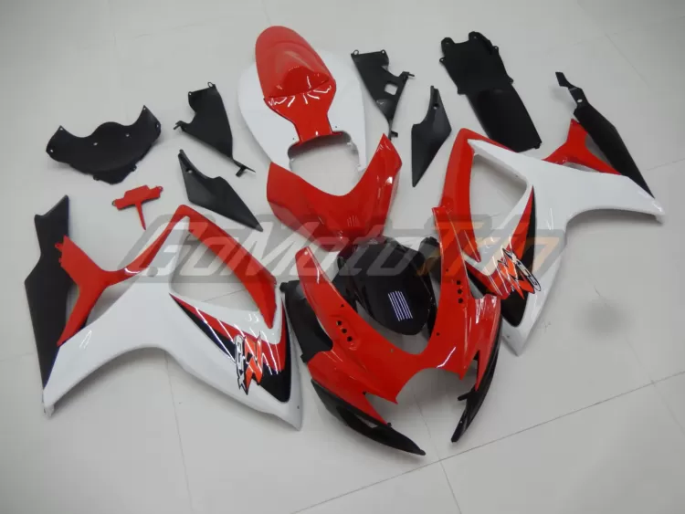 2006 2007 Suzuki K6 Red White Fairing 3