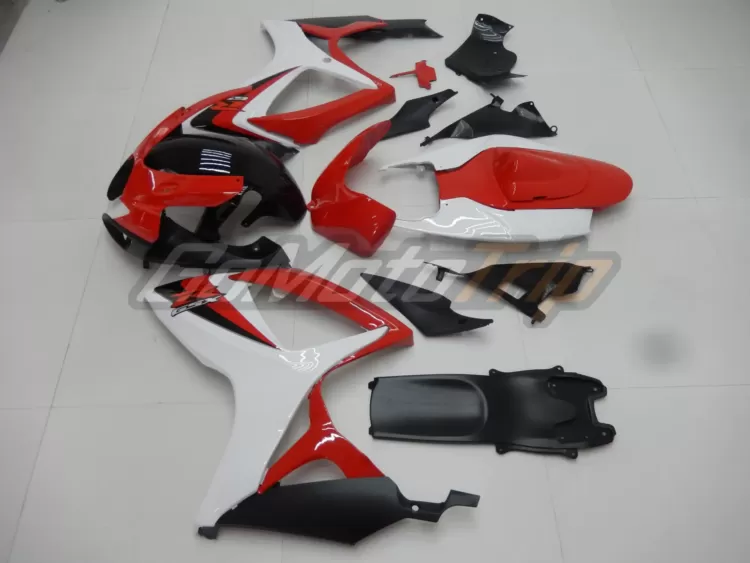 2006 2007 Suzuki K6 Red White Fairing 4