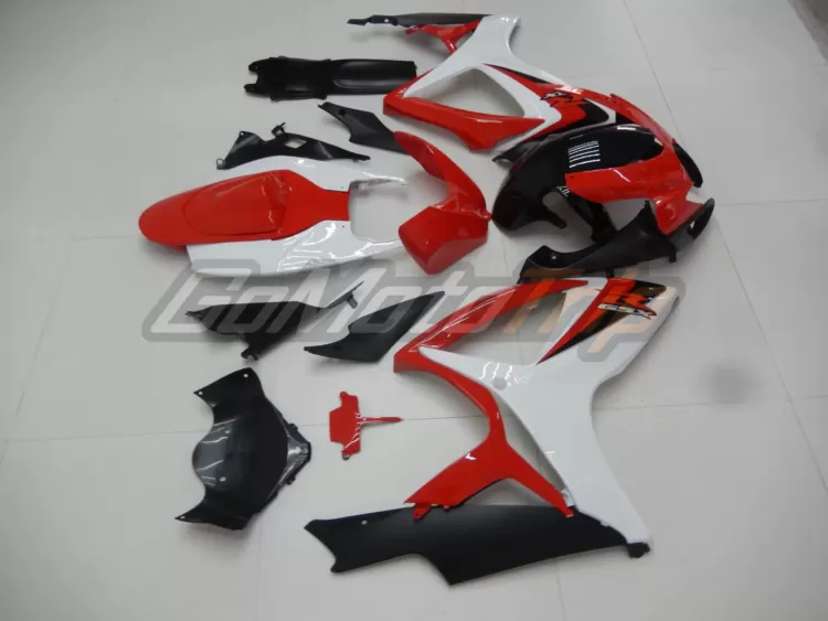 2006 2007 Suzuki K6 Red White Fairing 5