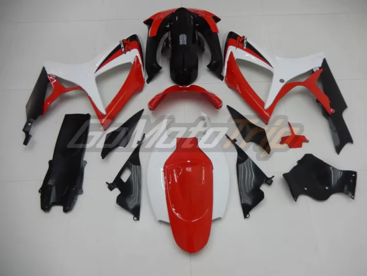 2006 2007 Suzuki K6 Red White Fairing 6