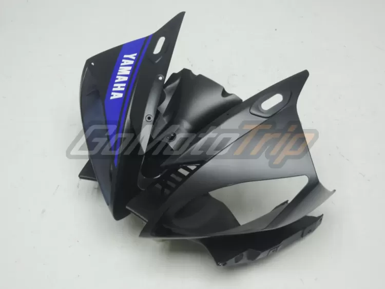 2006 2007 Yamaha Yzf R6 Black Blue Fairing 4