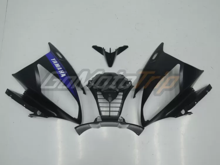 2006 2007 Yamaha Yzf R6 Black Blue Fairing 5