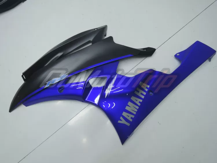 2006 2007 Yamaha Yzf R6 Black Blue Fairing 8