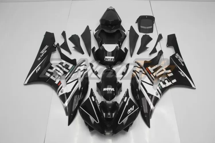 2006 2007 Yamaha Yzf R6 Black Fiat Fairing 1