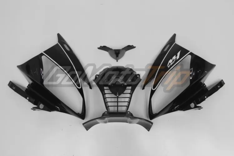 2006 2007 Yamaha Yzf R6 Black Fiat Fairing 5