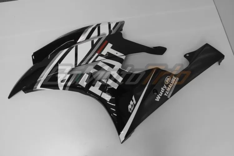 2006 2007 Yamaha Yzf R6 Black Fiat Fairing 9