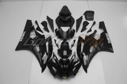 2006 2007 Yamaha Yzf R6 Black Fairing2 1