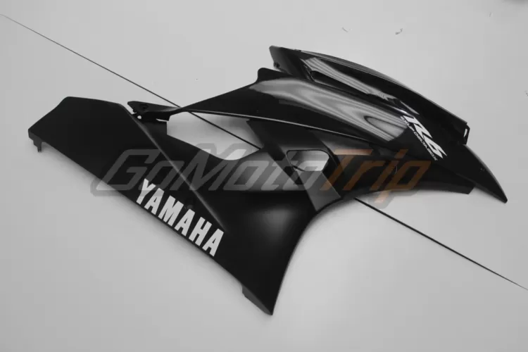 2006 2007 Yamaha Yzf R6 Black Fairing2 10