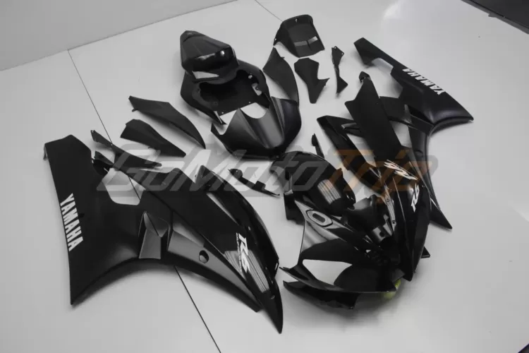 2006 2007 Yamaha Yzf R6 Black Fairing2 3