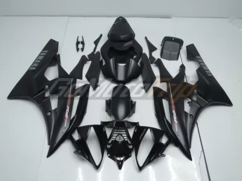 2006 2007 Yamaha Yzf R6 Black Fairing3 1