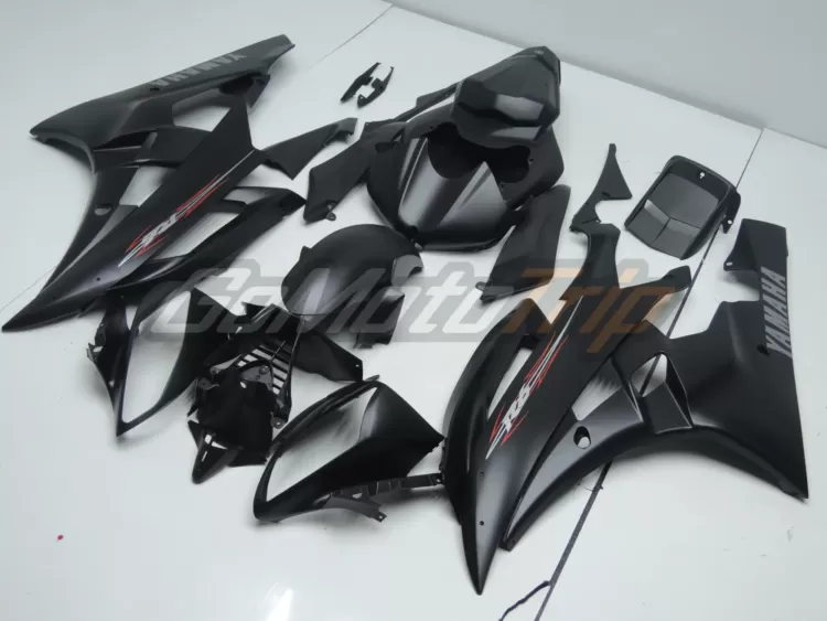 2006 2007 Yamaha Yzf R6 Black Fairing3 2