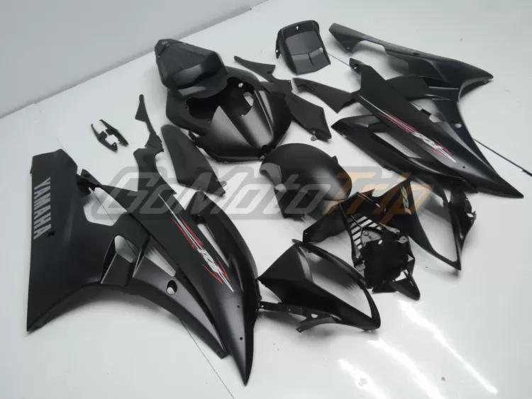 2006 2007 Yamaha Yzf R6 Black Fairing3 3