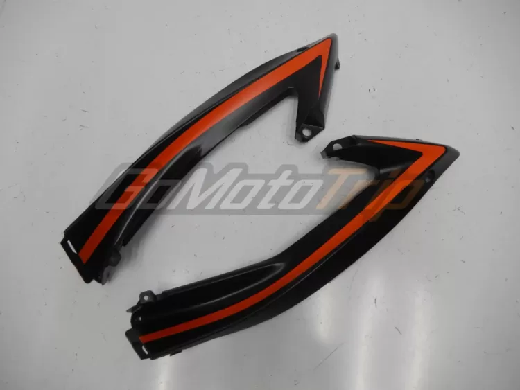 2006 2007 Yamaha Yzf R6 Black Orange Fairing 10