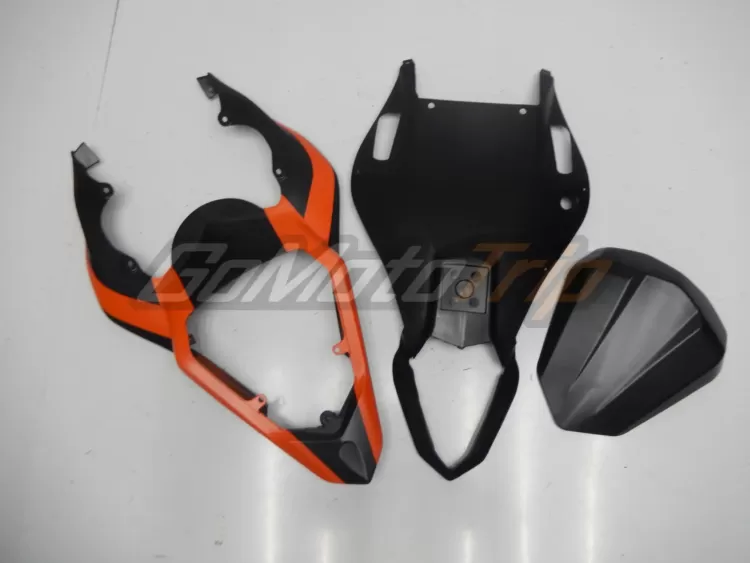 2006 2007 Yamaha Yzf R6 Black Orange Fairing 13