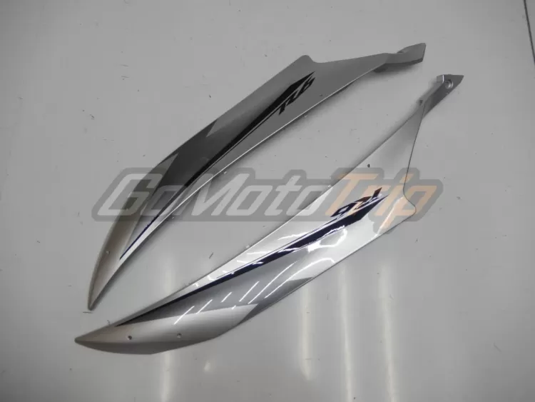 2006 2007 Yamaha Yzf R6 Black Silver Fairing 11