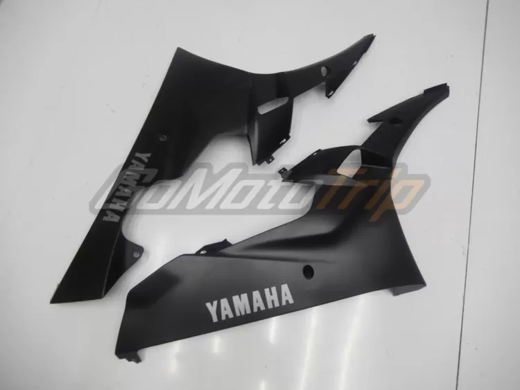 2006 2007 Yamaha Yzf R6 Black Silver Fairing 12