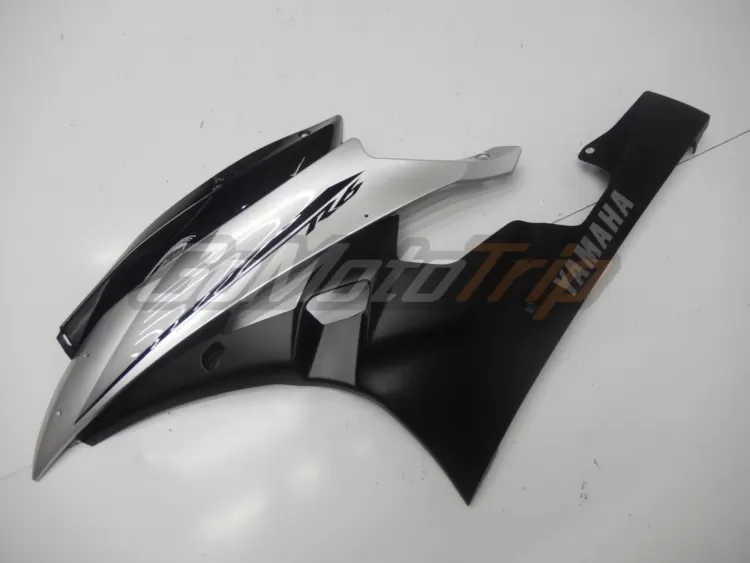 2006 2007 Yamaha Yzf R6 Black Silver Fairing 8